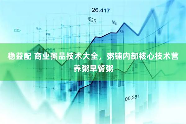 稳益配 商业粥品技术大全，粥铺内部核心技术营养粥早餐粥